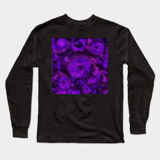 Boho Purple And Pink Tie-Dye Long Sleeve T-Shirt